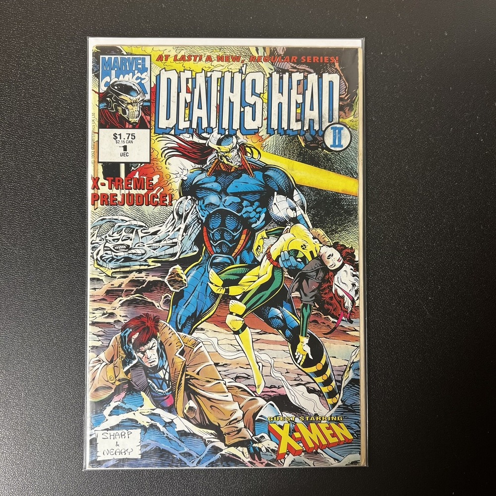 DEATH'S HEAD II #1 (Vol 2) 1992 (Marvel) Guest Starring X-Men Comic